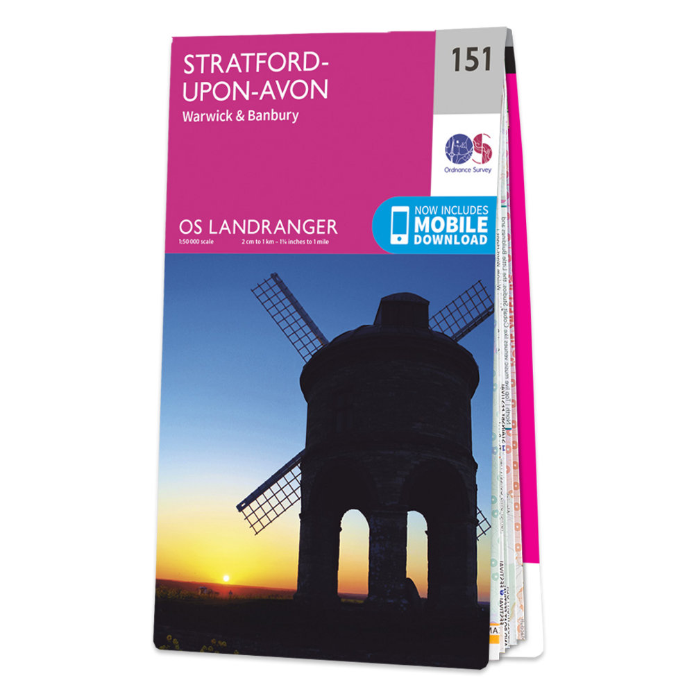 OS L151 Stratford, Warwick & Banbury
