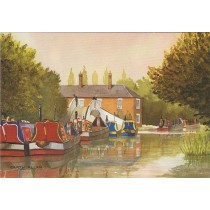 Workboats at the Stop House Greeting Card / Garth Allen