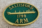 Brass Bridge Plaque - Saltisford Arm