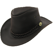 Leather Boater's Hat (Small)