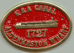 Brass Bridge Plaque - Aldermaston Wharf