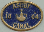 Brass Bridge Plaque - Ashby Canal