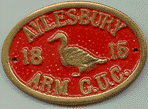Brass Bridge Plaque - Aylesbury Arm G.U.C.