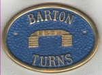 Brass Bridge Plaque - Barton Turns