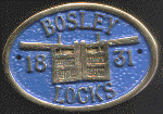 Brass Bridge Plaque - Bosley Locks