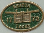 Brass Bridge Plaque - Bratch Locks