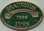 Brass Bridge Plaque - Braunston Turn