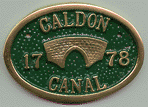 Brass Bridge Plaque - Caldon Canal