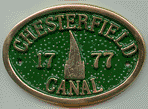 Brass Bridge Plaque - Chesterfield Canal