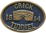 Brass Bridge Plaque - Crick Tunnel