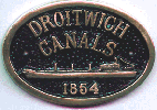 Brass Bridge Plaque - Droitwich Canals