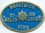 Brass Bridge Plaque - Droitwich Ring
