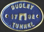 Brass Bridge Plaque - Dudley Tunnel