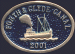 Brass Bridge Plaque - Forth & Clyde Canal