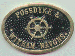 Brass Bridge Plaque - Fossdyke & Witham Navigation