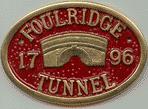 Brass Bridge Plaque - Foulridge Tunnel