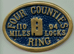 Brass Bridge Plaque - Four Counties Ring