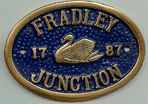 Brass Bridge Plaque - Fradley Junction