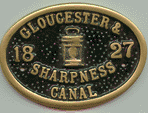 Brass Bridge Plaque - Gloucester & Sharpness Canal