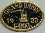 Brass Bridge Plaque - Grand Union Canal