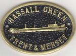 Brass Bridge Plaque - Hassall Green