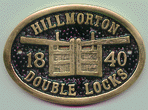 Brass Bridge Plaque - Hillmorton Double Locks