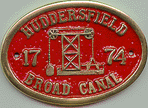 Brass Bridge Plaque - Huddersfield Broad Canal