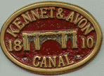Brass Bridge Plaque - Kennet & Avon Canal