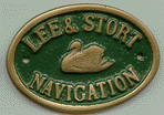 Brass Bridge Plaque - Lee & Stort Navigation