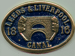 Brass Bridge Plaque - Leeds & Liverpool Canal