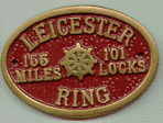 Brass Bridge Plaque - Leicester Ring