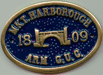 Brass Bridge Plaque - Market Harborough Arm GUC