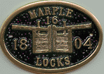 Brass Bridge Plaque - Marple Locks