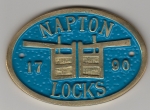 Brass Bridge Plaque - Napton Locks