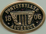 Brass Bridge Plaque - Pontcysyllte Aqueduct