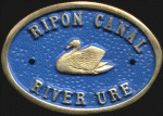 Brass Bridge Plaque - Ripon Canal & River Ure