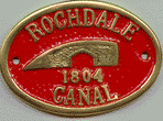 Brass Bridge Plaque - Rochdale Canal