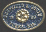 Brass Bridge Plaque - Sheffield & S. Yorks Navigation