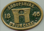 Brass Bridge Plaque - Shropshire Union Canal