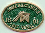Brass Bridge Plaque - Somersetshire Coal Canal
