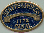 Brass Bridge Plaque - Staffs & Worcs Canal