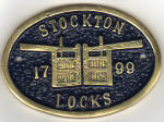 Brass Bridge Plaque - Stockton Locks