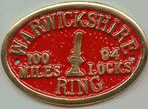Brass Bridge Plaque - Warwickshire Ring