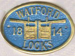 Brass Bridge Plaque - Watford Locks
