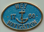 Brass Bridge Plaque - Wey Navigation
