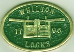 Brass Bridge Plaque - Whilton Locks