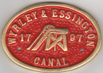 Brass Bridge Plaque - Wyrley & Essington Canal